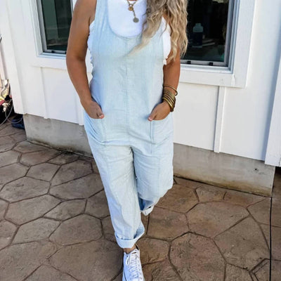Blakeley - Stripe Britte Romper Overalls
