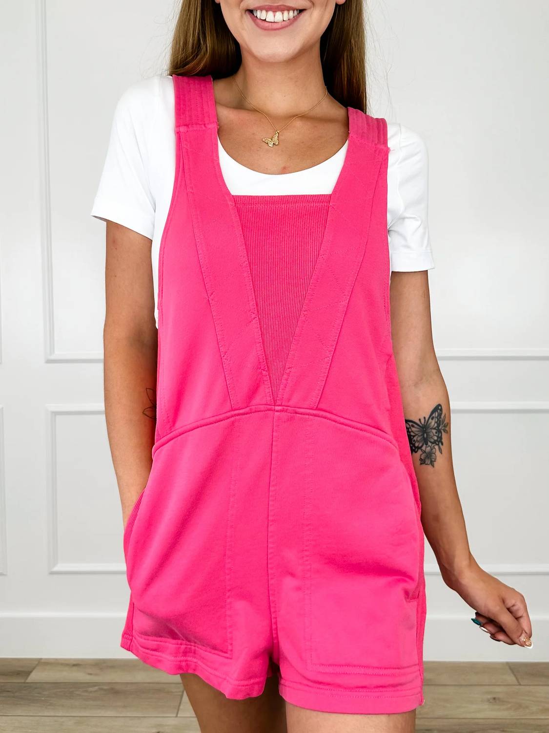 Blakeley - When You Call Cotton Blend Romper