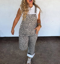 Blakeley - Women's Leopard Stretch Overalls