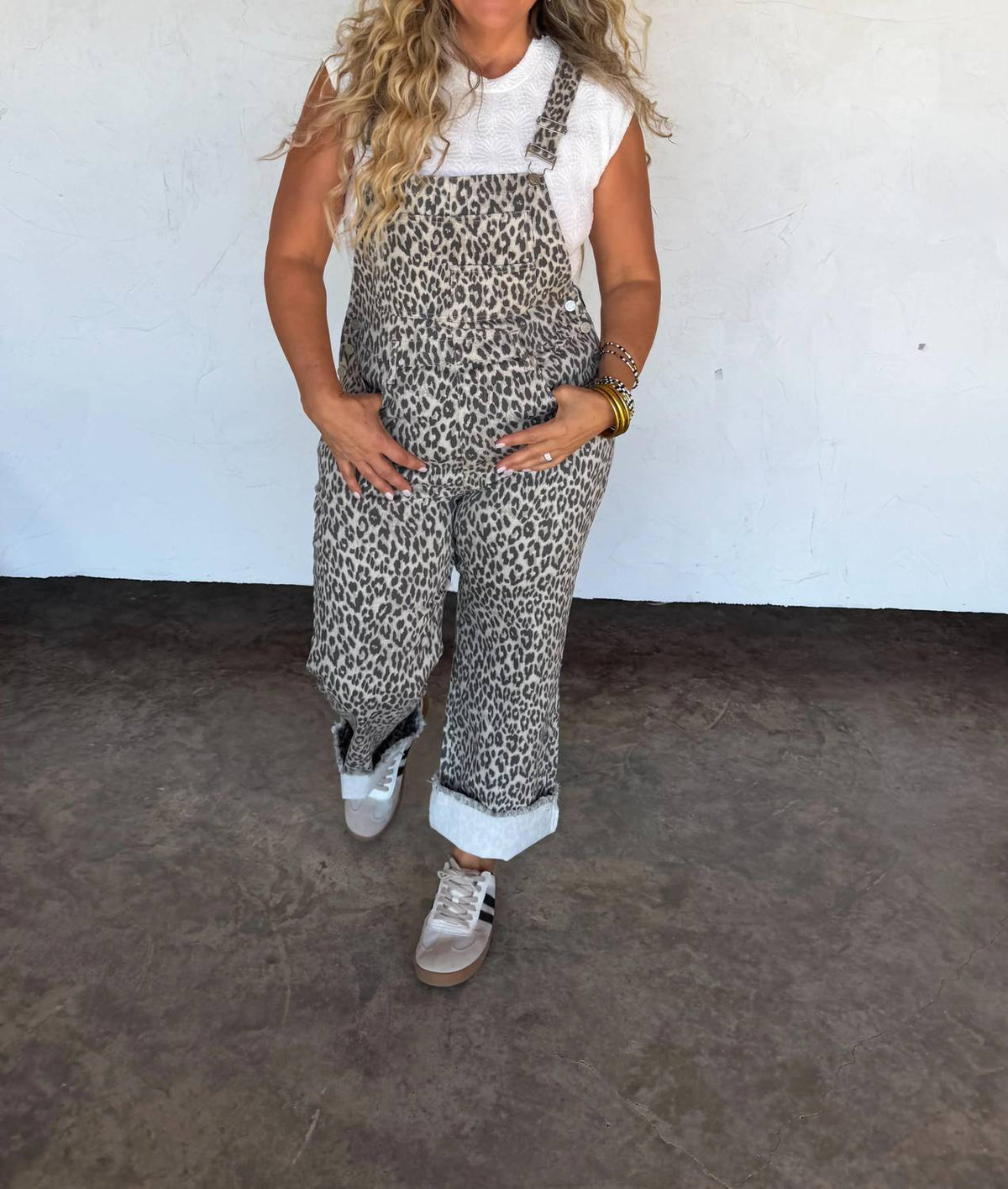 Blakeley - Women's Leopard Stretch Overalls