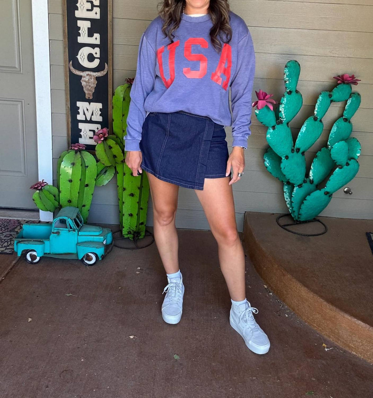 Blakely - Usa Crew Neck Sweatshirt