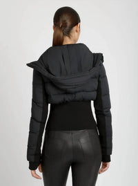 Blanc Noir - Asymmetrical Puffer Jacket