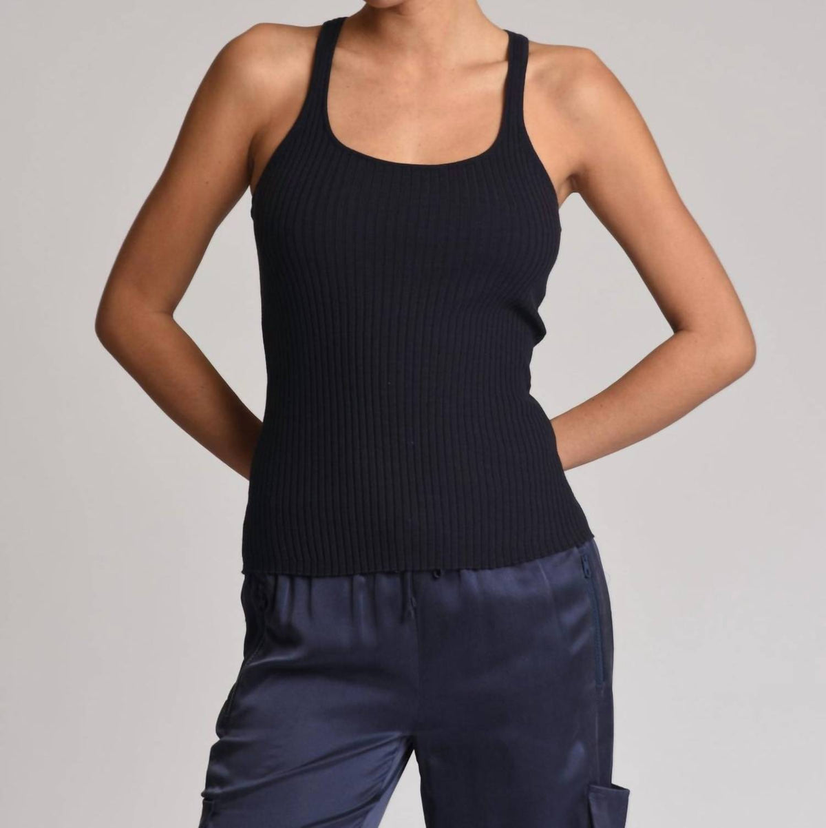 Blanc Noir - Color Block Tank Top