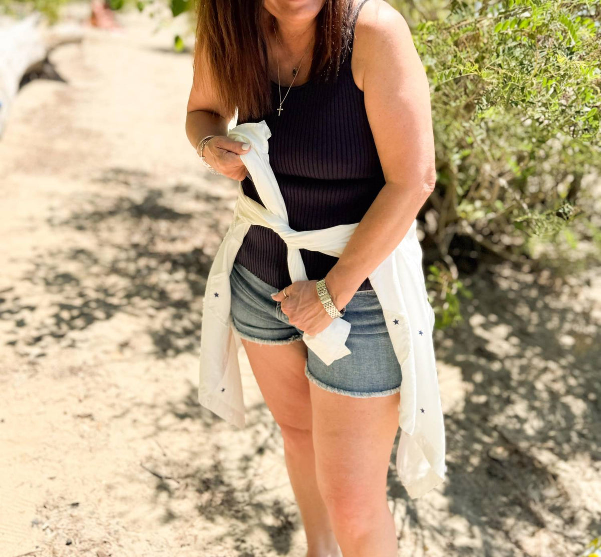 Blanc Noir - Color Block Tank Top