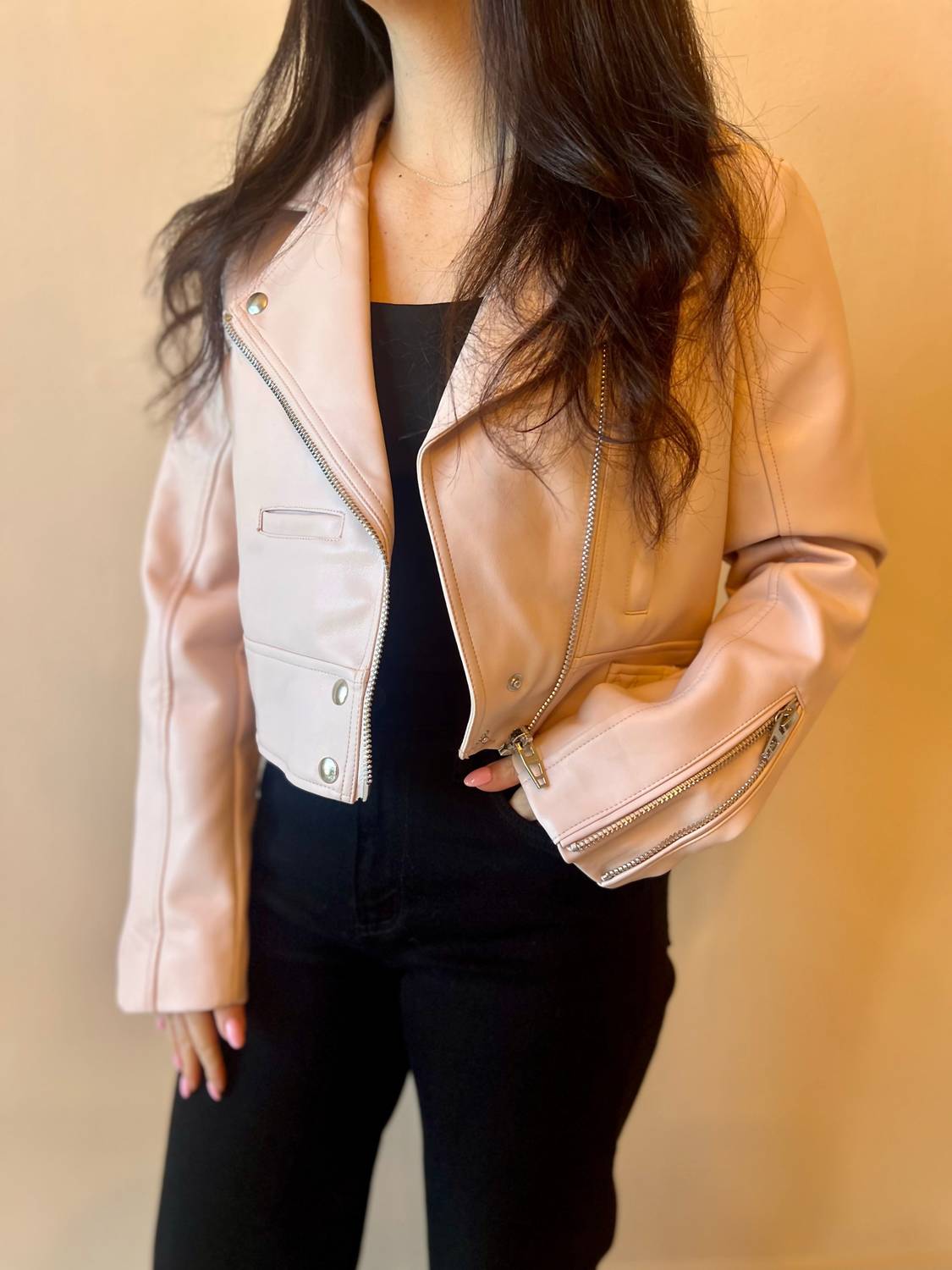 Blank - Melrose Vegan Leather Jacket