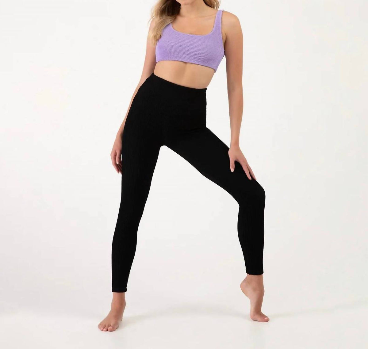 Bloch - Graphite Crinkle Full Length Leggings