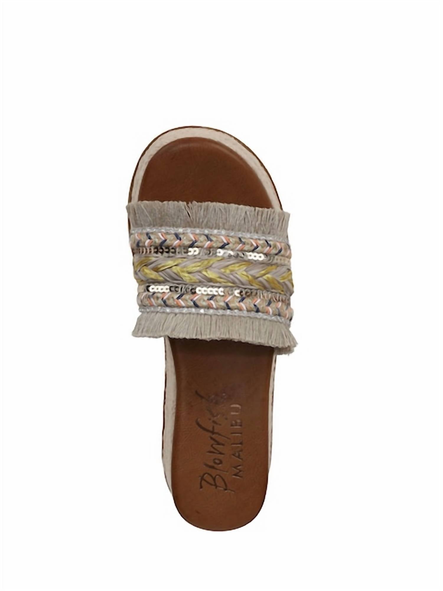 Blowfish - Women's Miami Platform Sandal - gold - polyester - sandals