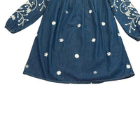 Blu & Blue - Girl's Adila Embroidered Dress - blue - casual - clothing