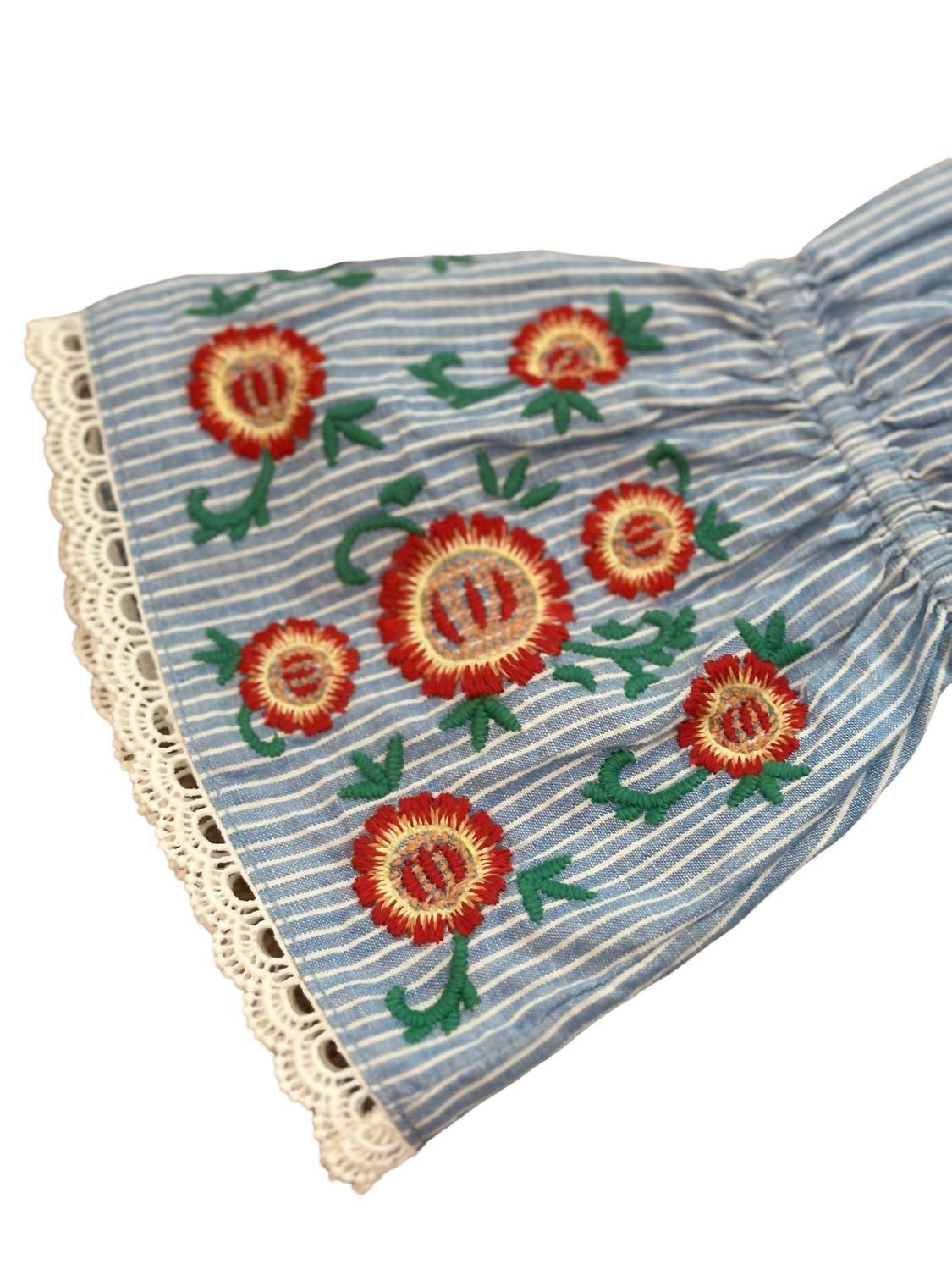 Blu & Blue - Girl's Verga Boho Dress - blue - casual - clothing