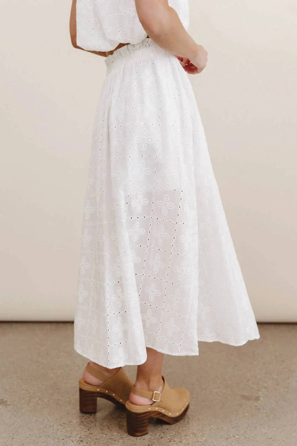 Blu Pepper - Bridget Eyelet Skirt