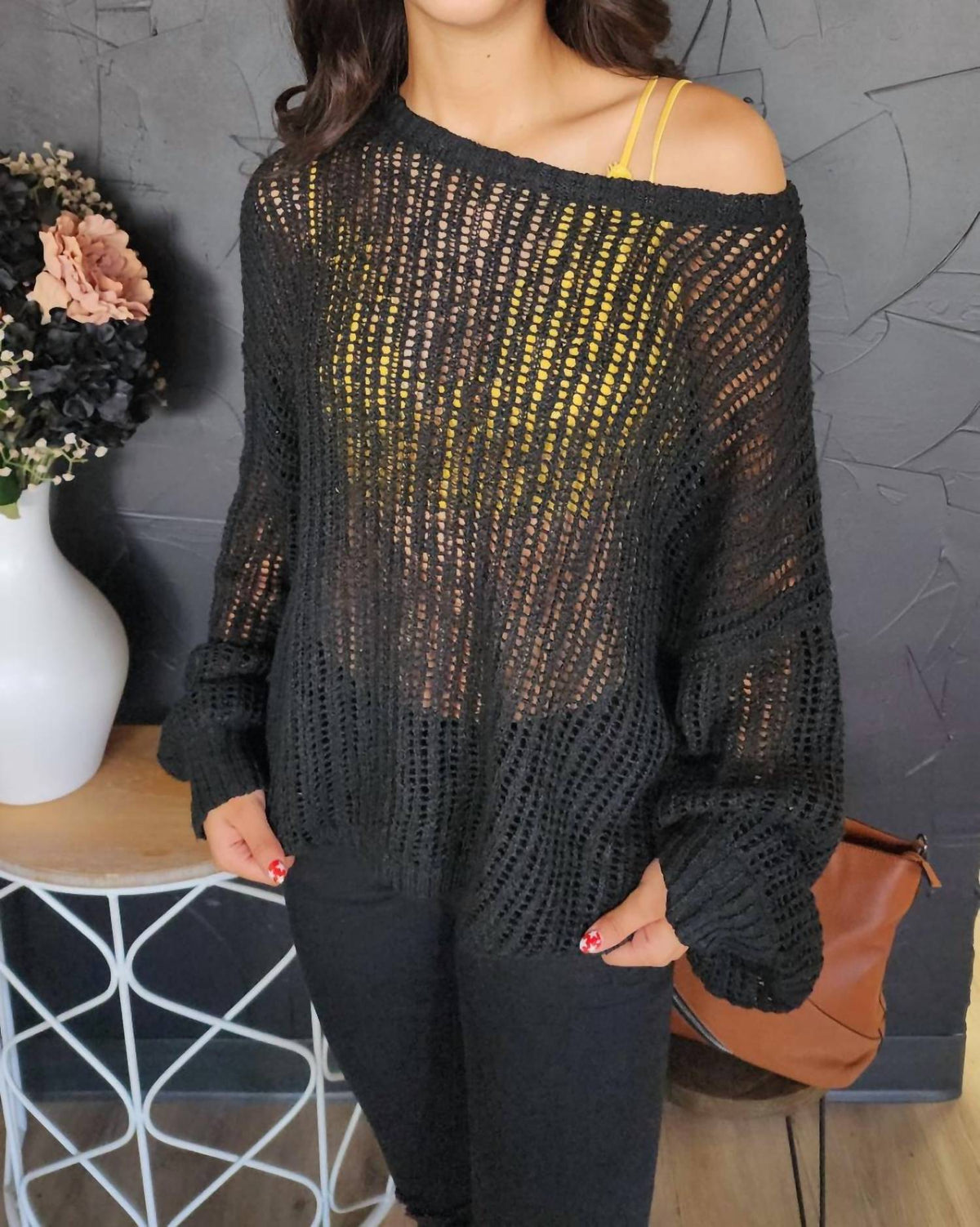 Blu Pepper - Crochet Sweater