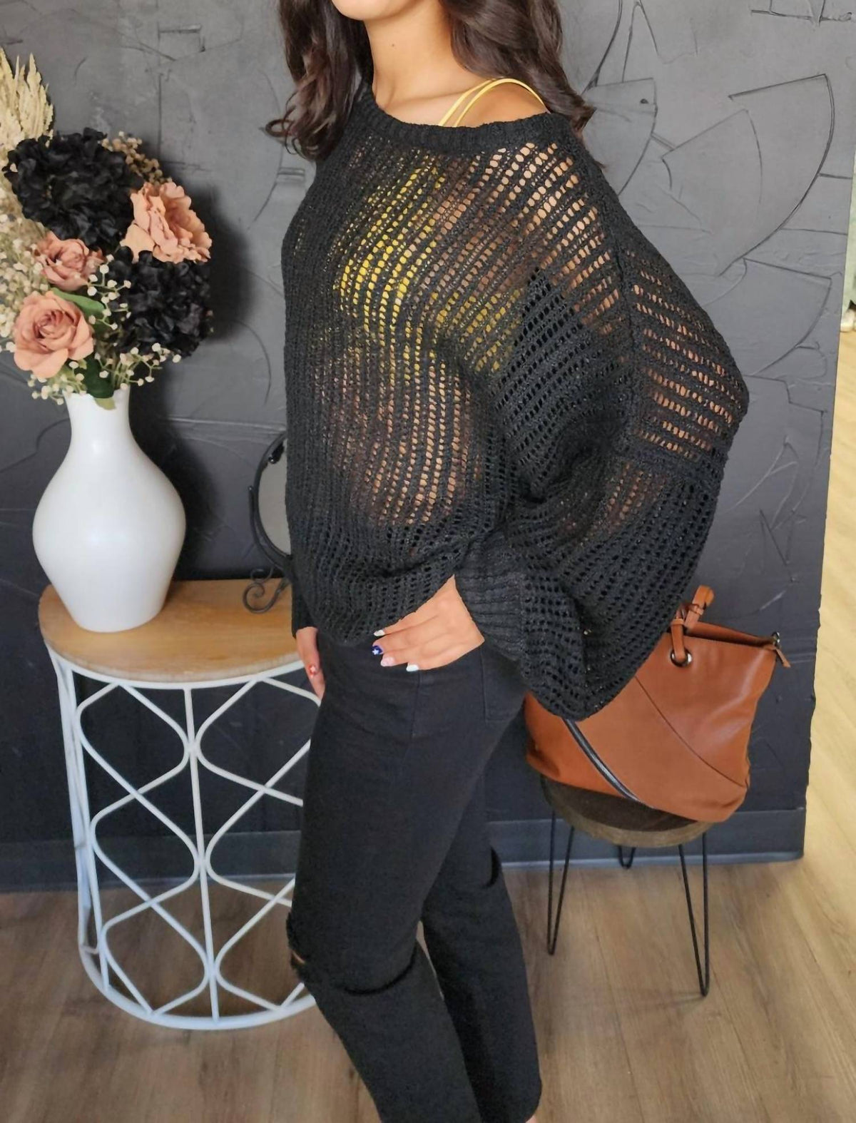 Blu Pepper - Crochet Sweater