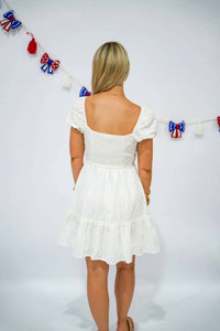 Blu Pepper - Front Tie Mini Dress