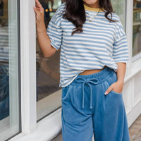 Blu Pepper - Hayden Striped Ringer Tee