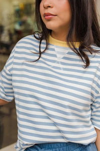 Blu Pepper - Hayden Striped Ringer Tee