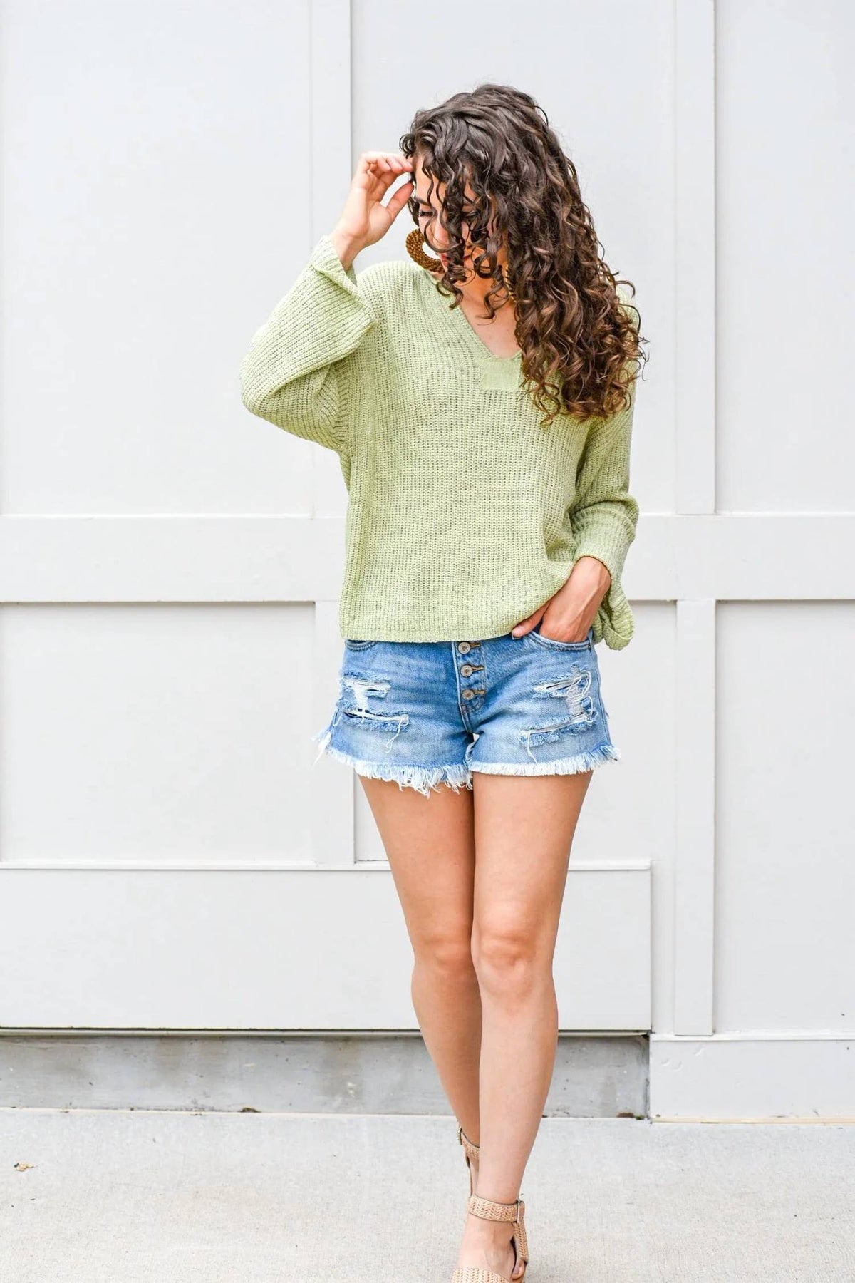 Blu Pepper - Long Sleeves Pullover Top