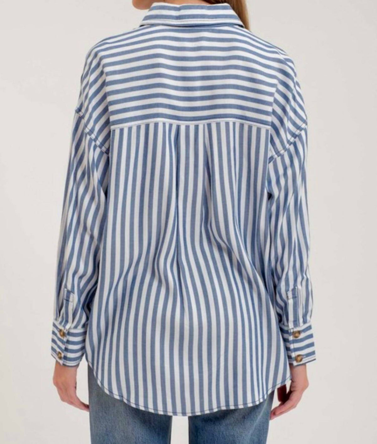 Blu Pepper - Jemma Long Sleeve Button Front Shirt