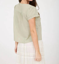 Blu Pepper - Keepsake Tie Top