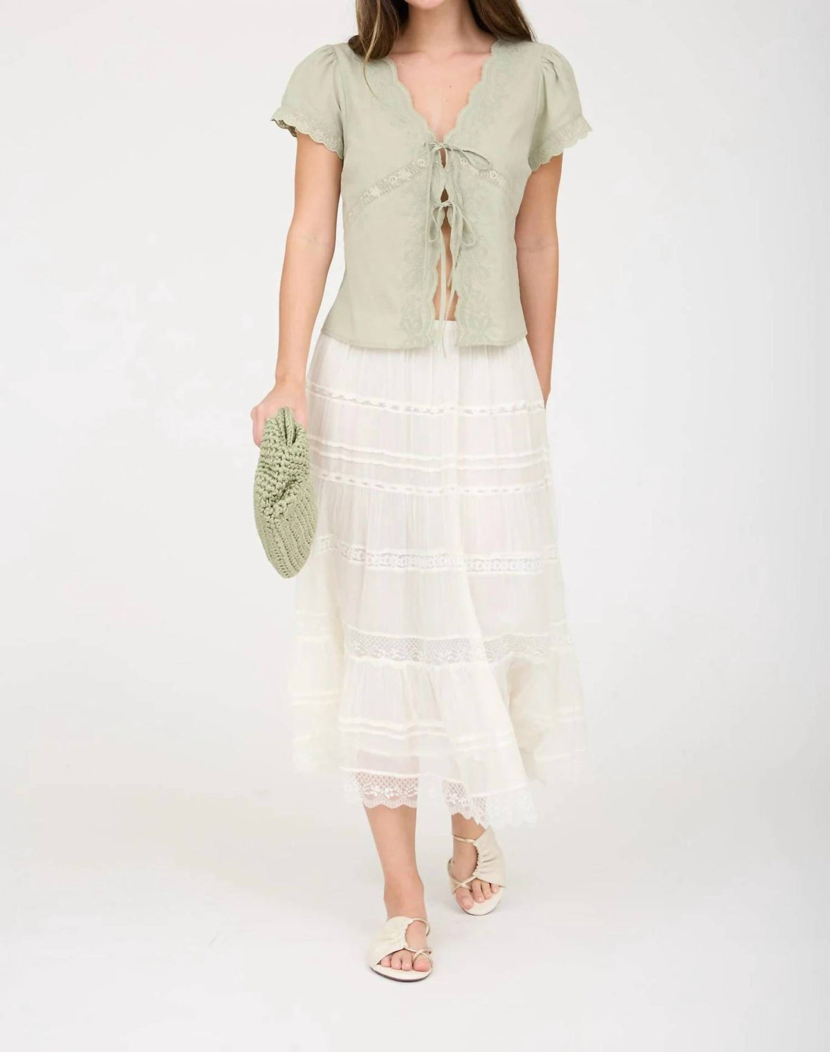 Blu Pepper - Keepsake Tie Top