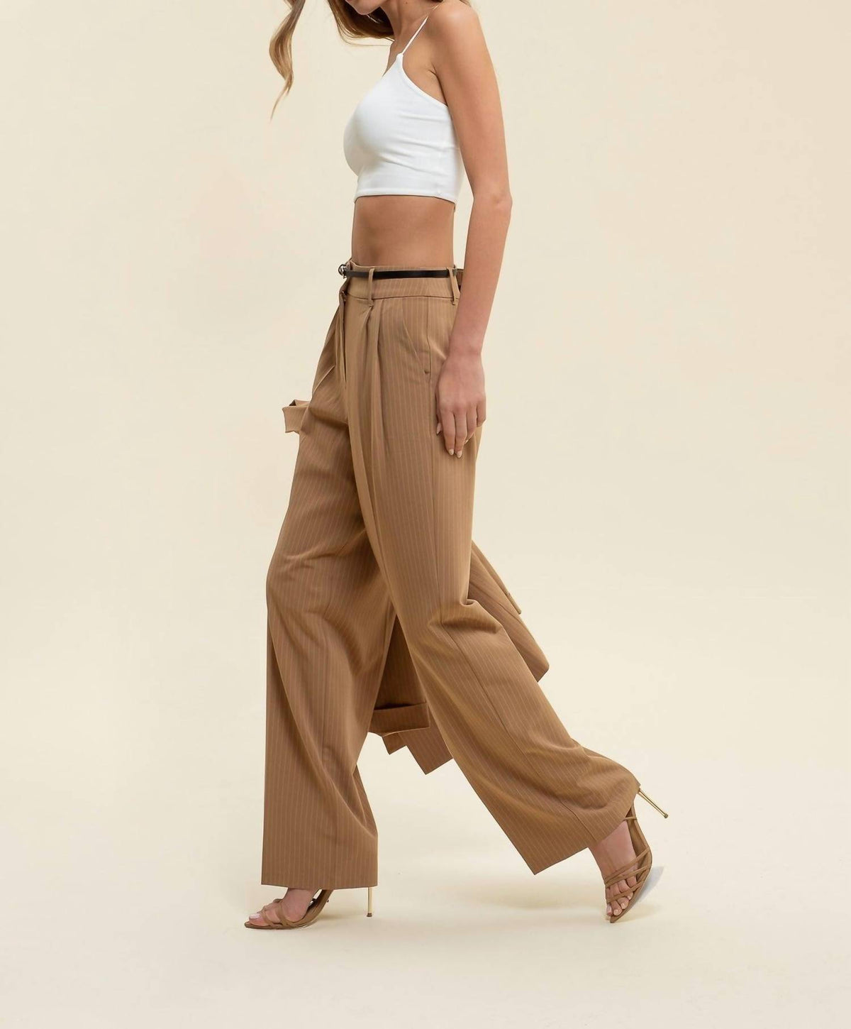 Blu Pepper - Pinstripe Trouser Pants