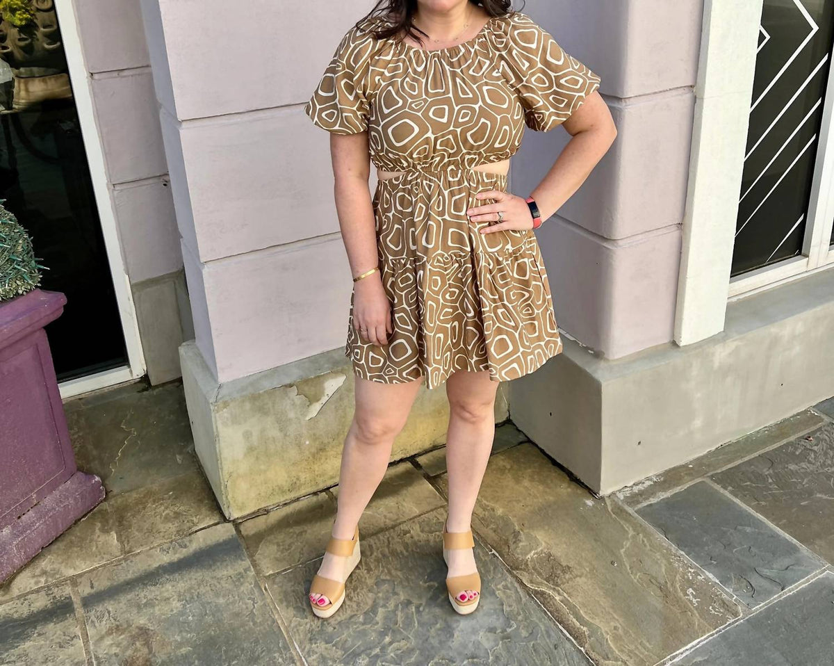Blu Pepper - SIDE CUT OUT MINI DRESS