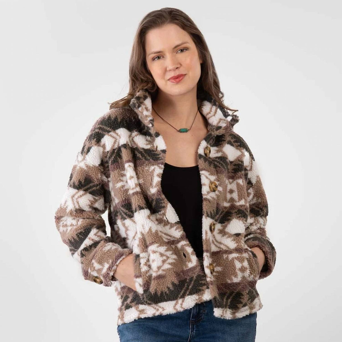 Blue B - Sherpa Aztec Jacket