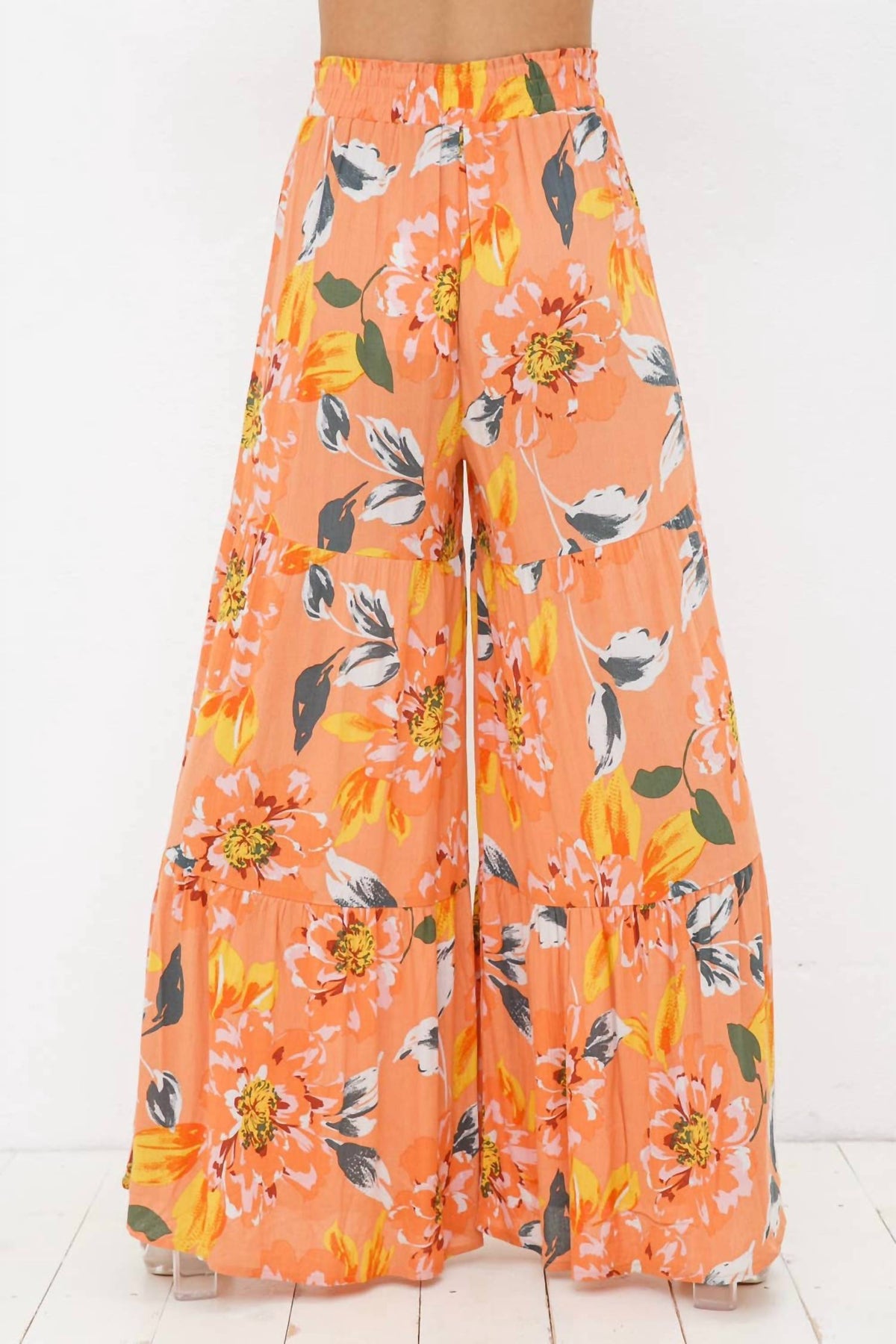Blue B - Wide Leg Tiered Pants