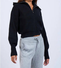 Blue Blush - Sienna Crop Knit Sweater