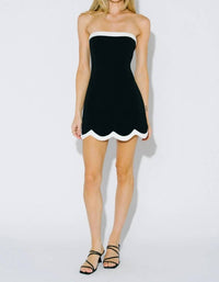 Blue Blush - Whitney Strapless Mini Dress