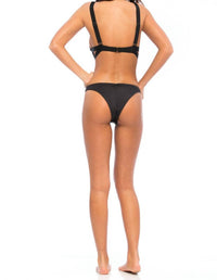 Blue Life - Ribbed Canne We Kiss One Piece - black - clothing - nylon