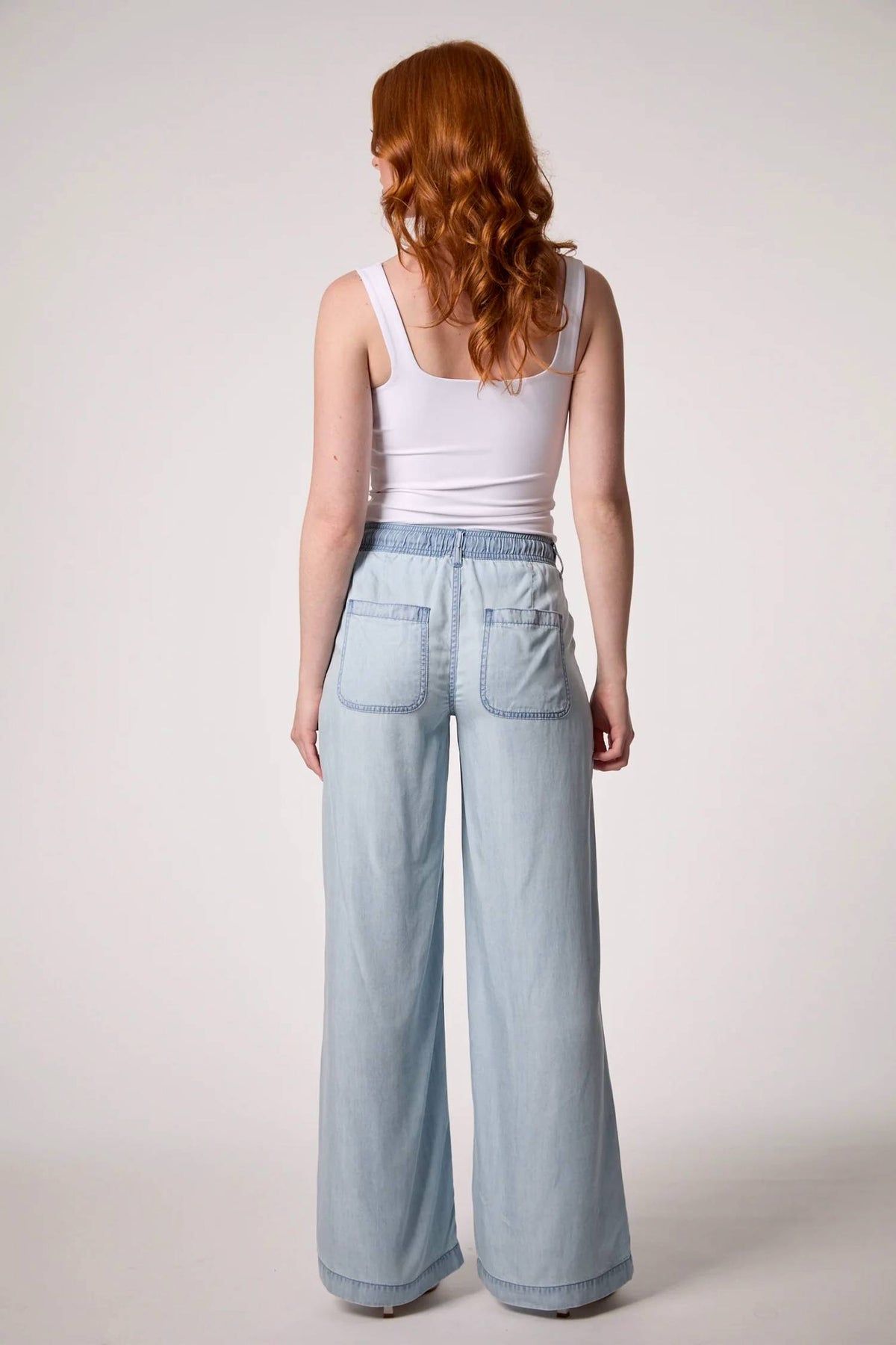 Blue Revival - Scarlet Drawstring Wide Leg Utilty Pants