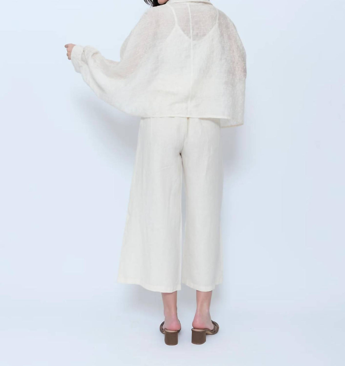 Blueberry - Tie Front Shrug
