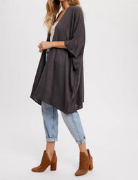 Bluivy - Ayla Wide Sleeve Open Front Cardigan