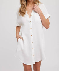 Bluivy - Button Up Shirt Dress