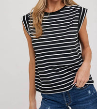 Bluivy - Everyday Chic Stripe Tee