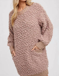 Bluivy - Fluffy Boucle Sweater Tunic