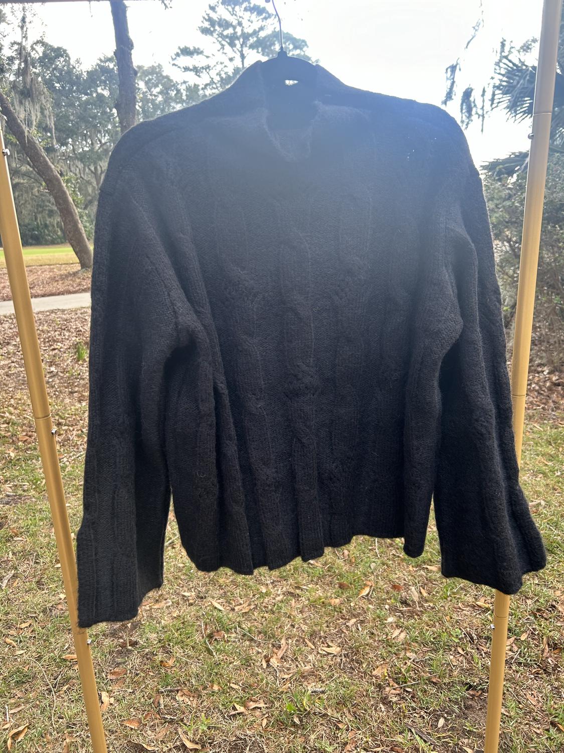 Bluivy - Harper Sweater - black - clothing - cowl