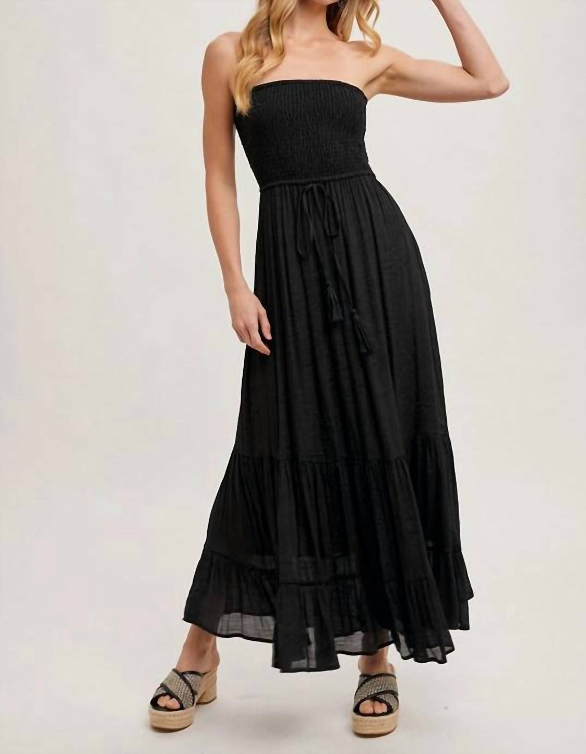 Bluivy - Maxi Smocked Top Dress