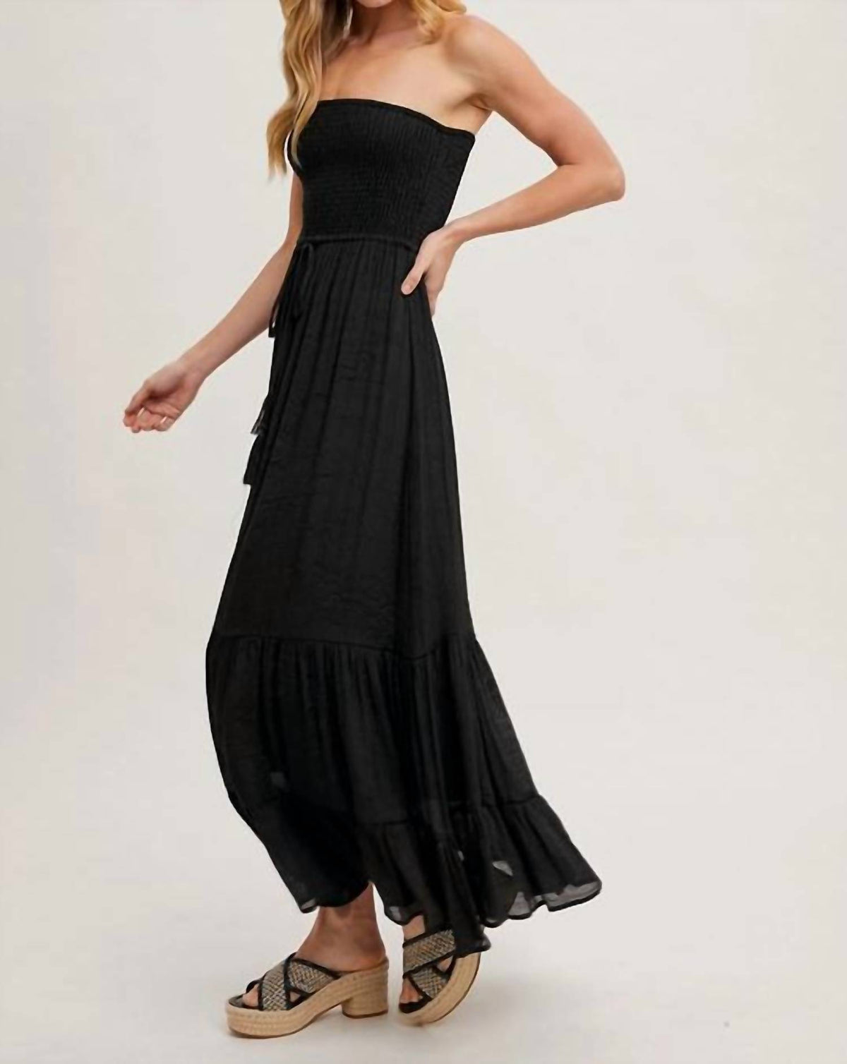 Bluivy - Maxi Smocked Top Dress