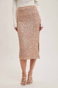 Bluivy - Sequin Midi Skirt