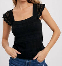 Bluivy - Square Neck Crossed Strap Tank