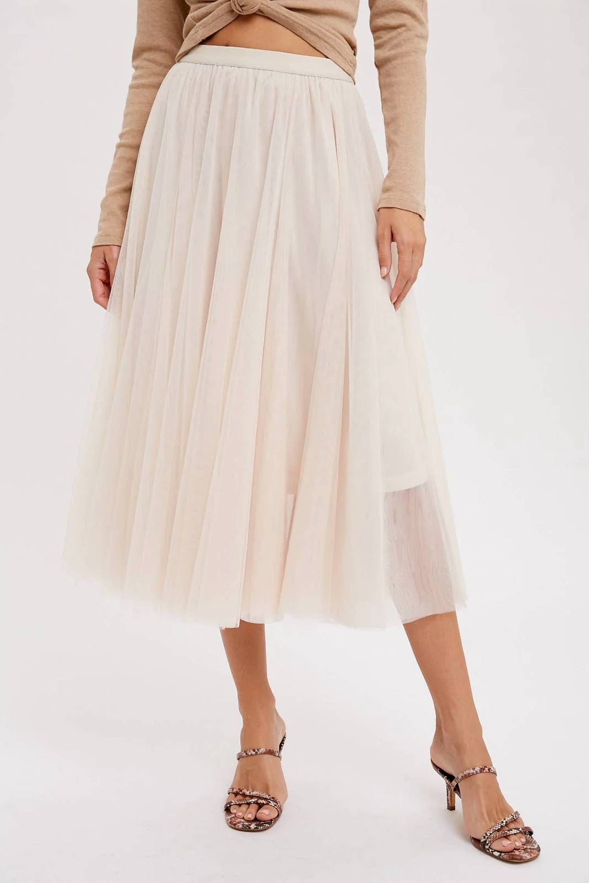 Bluivy - Tulle Midi Skirt