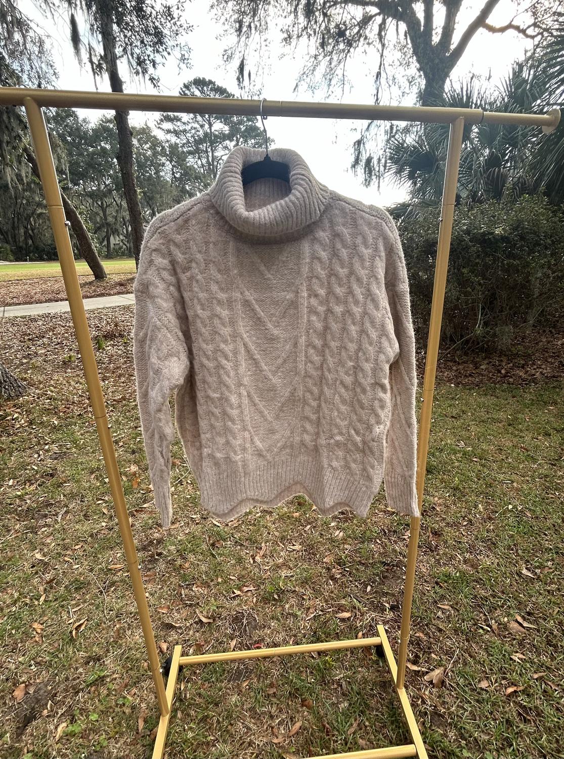 Bluivy - Women's Penny Sweater - brown - clothing - cowl