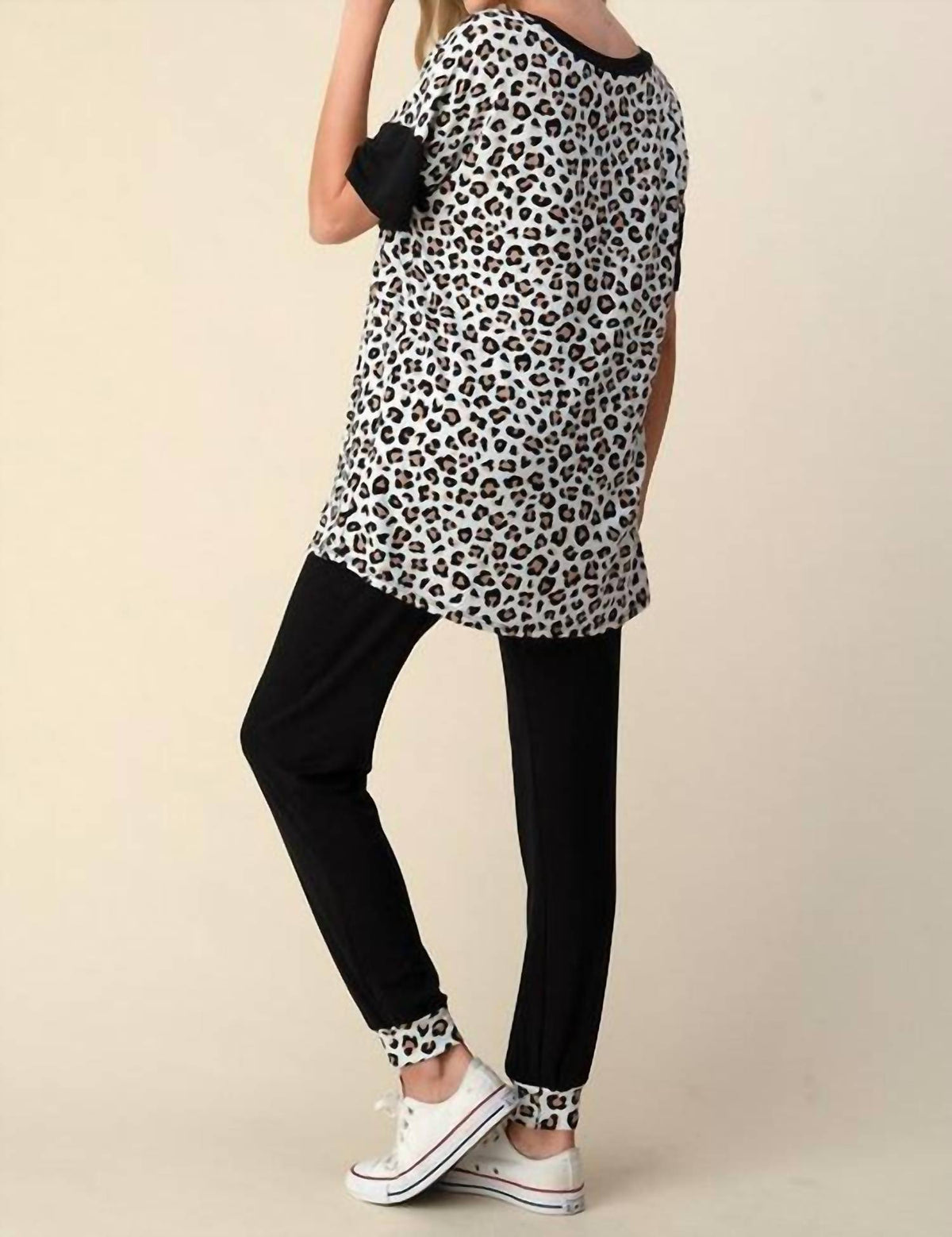 Blumin - Leopard Loungewear Set - PLUS