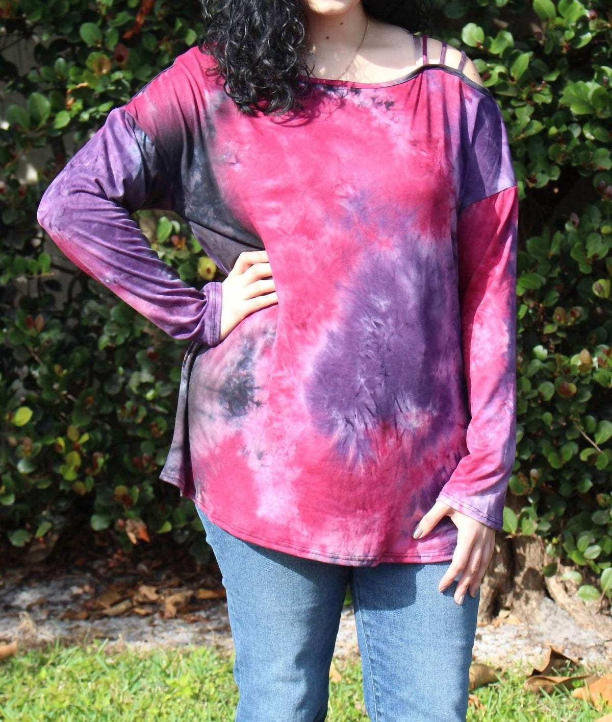 Blumin - Tie Dye Strappy Top - Plus
