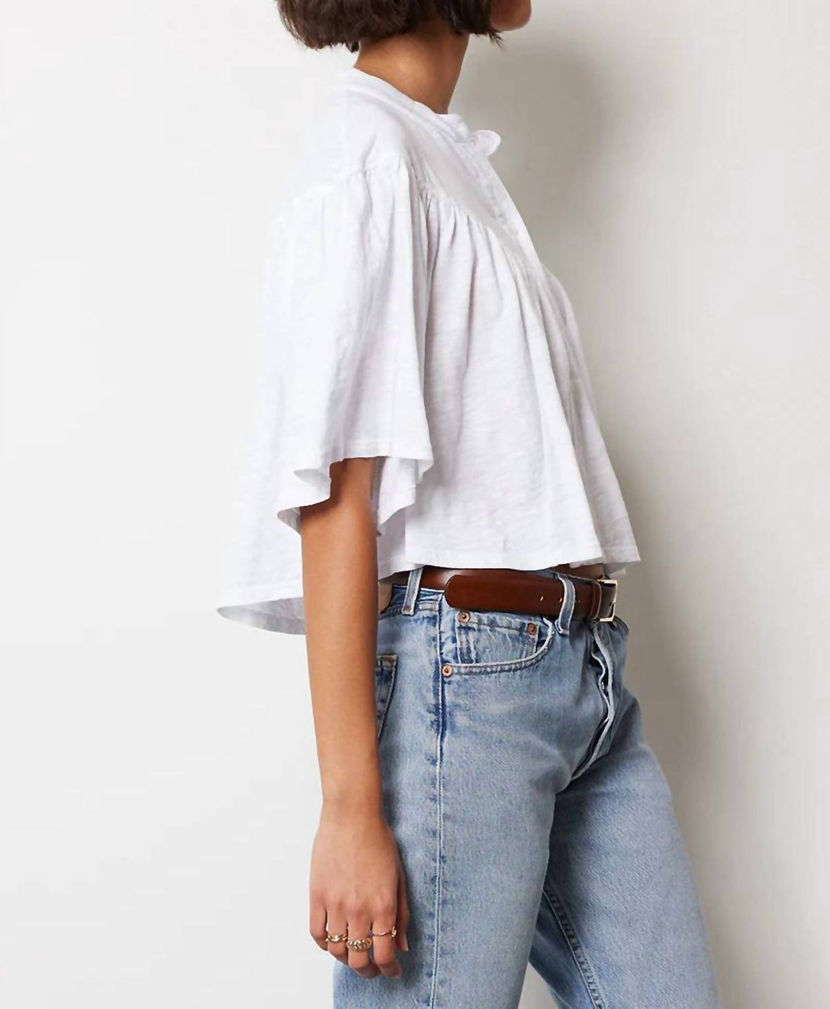 Bobi - Blake Boho Henley Blouse