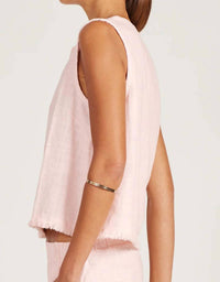 Bobi - Button Front Tank Top