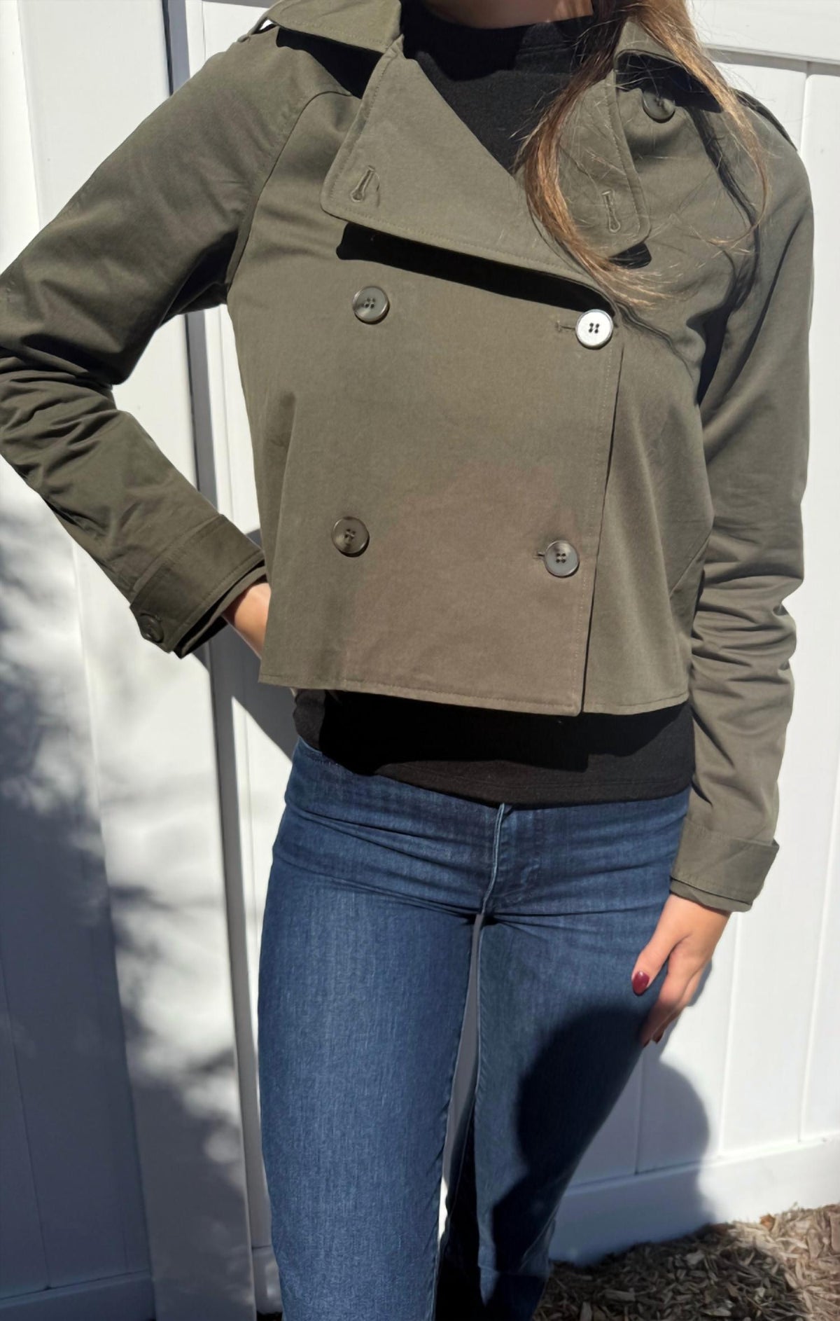 Bobi - Crop Trench Coat