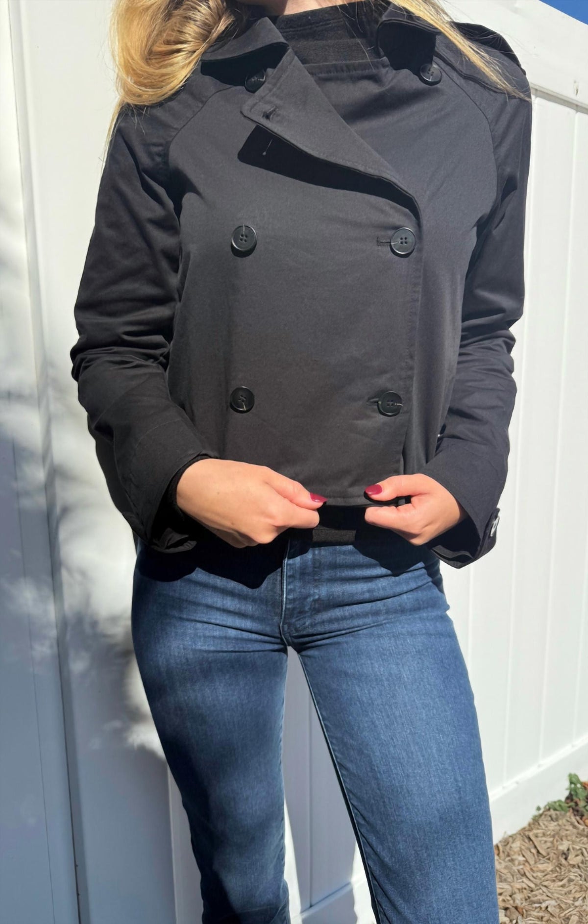 Bobi - Crop Trench Coat