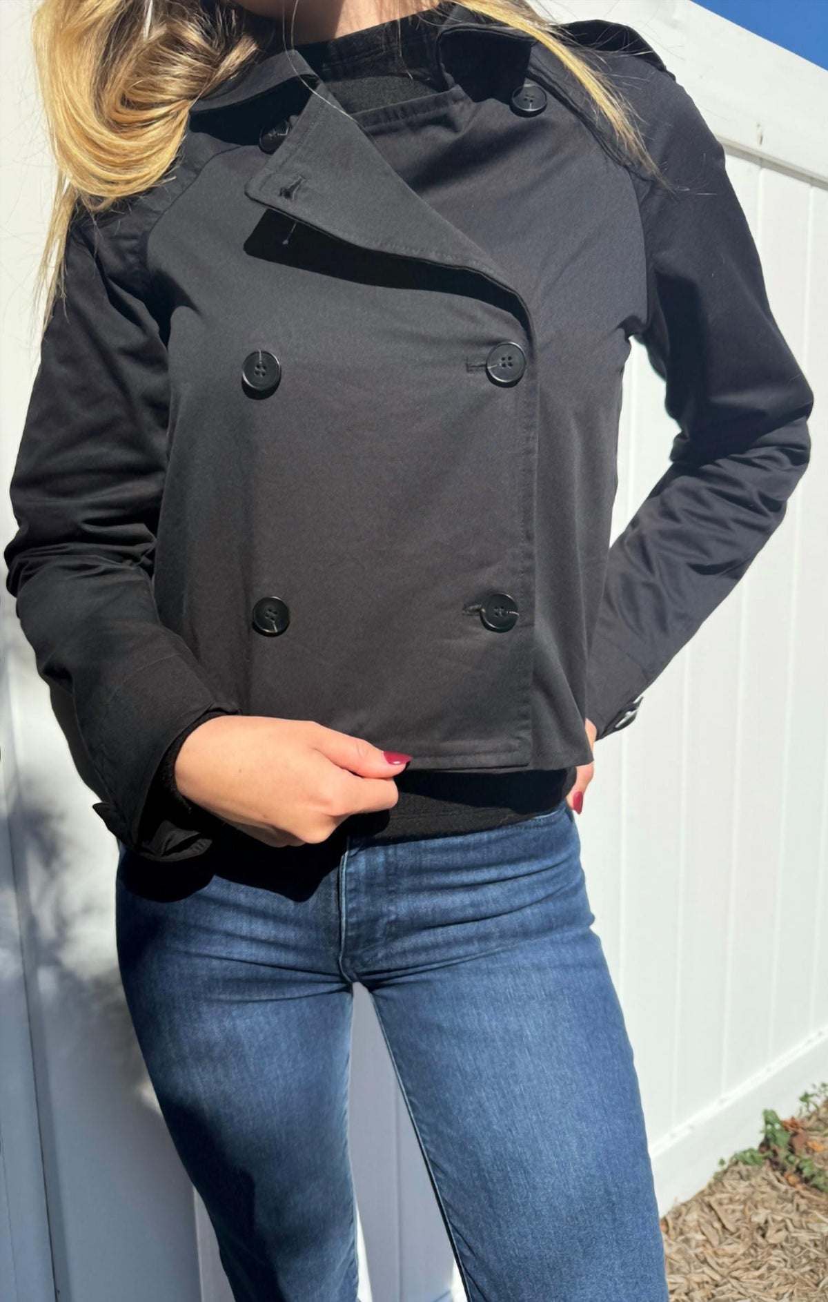 Bobi - Crop Trench Coat
